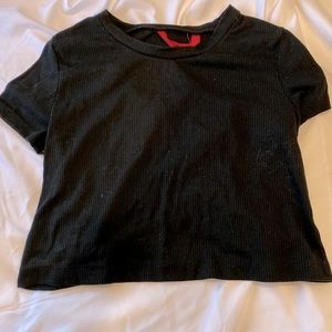 Black Crop Top